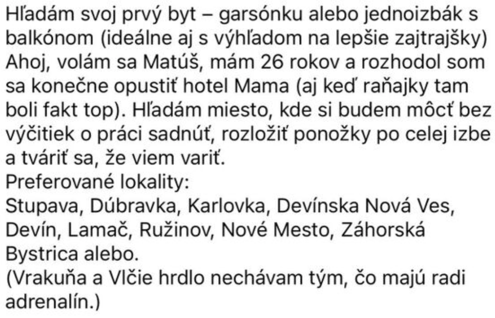 Inzerát
